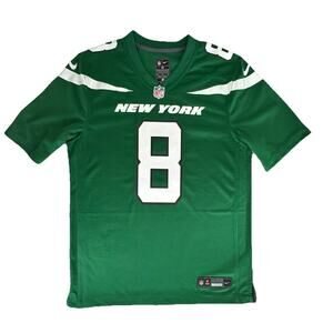 Nike Aaron Rodgers #8 New York Jets Jersey Mens Medium Green NFL/NFLPA EUC
